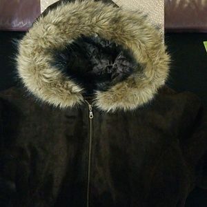 Wilson's Leather Brown Suede Coat